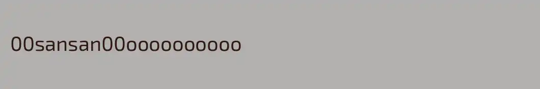 00sansan00oooooooooo