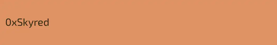 0xSkyred