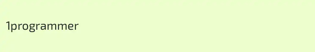 1programmer
