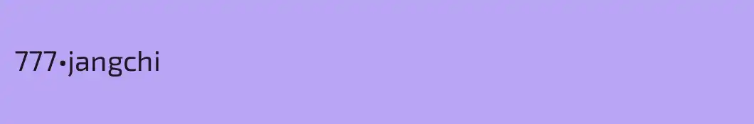 777•jangchi