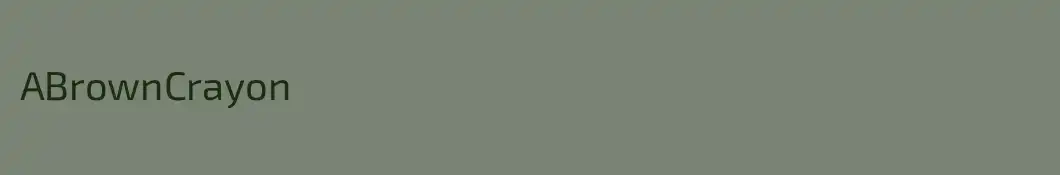 ABrownCrayon