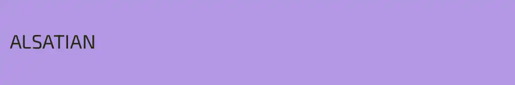 ALSATIAN