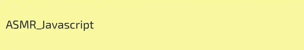 ASMR_Javascript