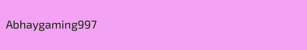 Abhaygaming997