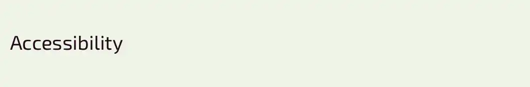 Accessibility