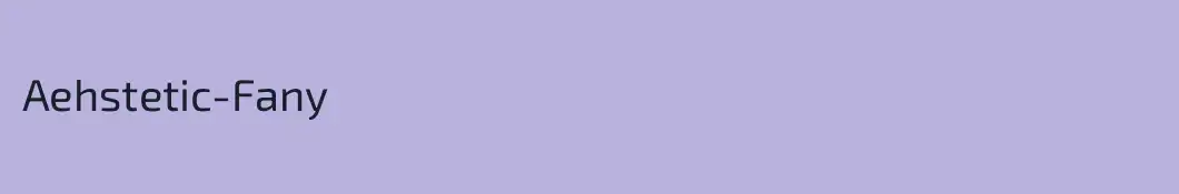 Aehstetic-Fany