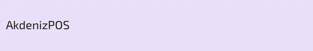 AkdenizPOS