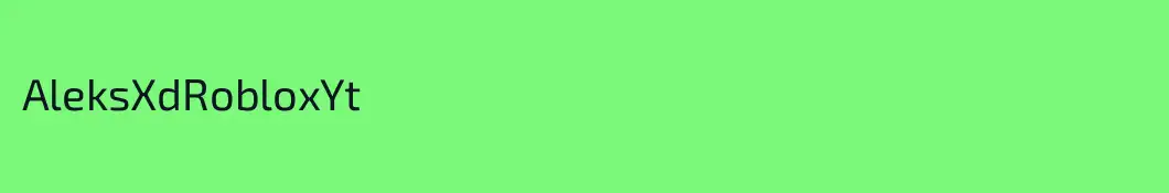 AleksXdRobloxYt
