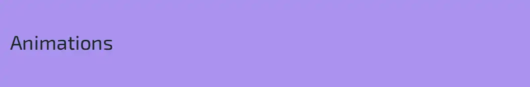 Animations
