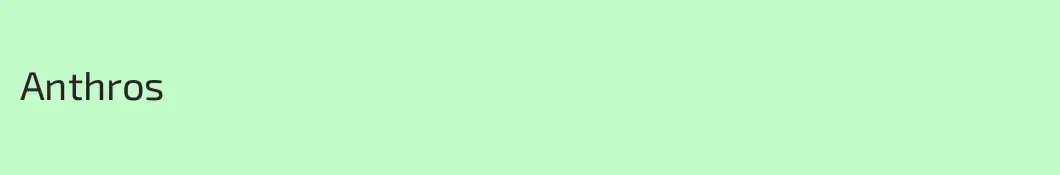 Anthros