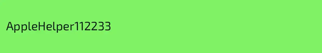 AppleHelper112233