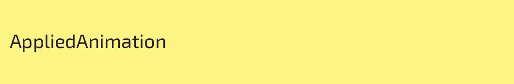 AppliedAnimation