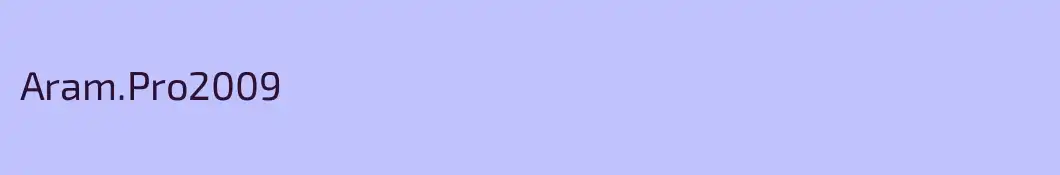 Aram.Pro2009