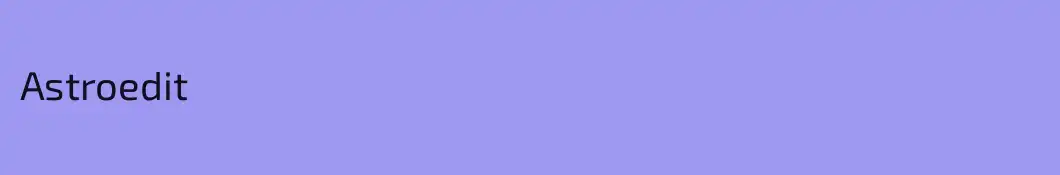 Astroedit