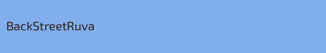 BackStreetRuva