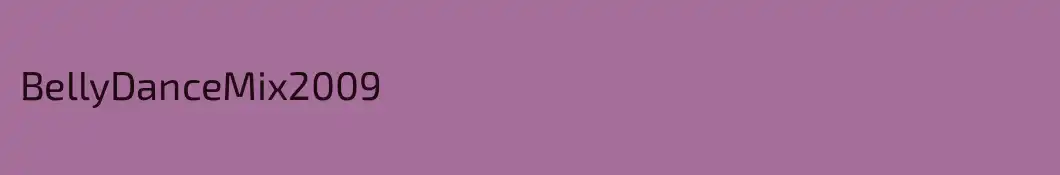 BellyDanceMix2009