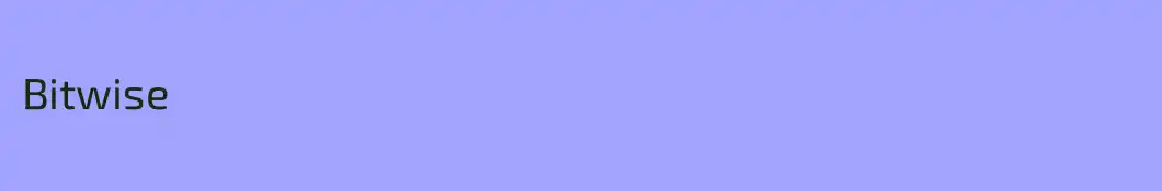 Bitwise