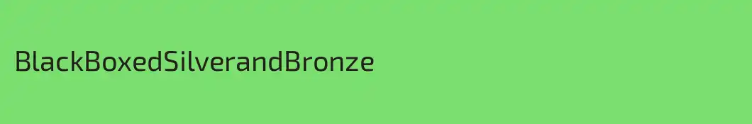BlackBoxedSilverandBronze