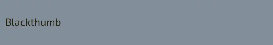 Blackthumb