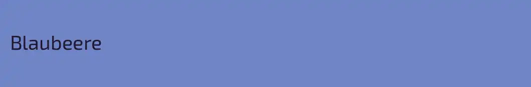 Blaubeere