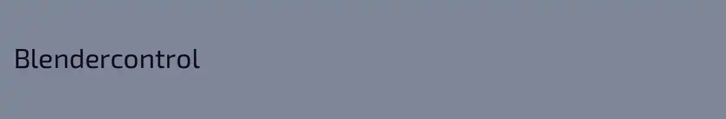 Blendercontrol