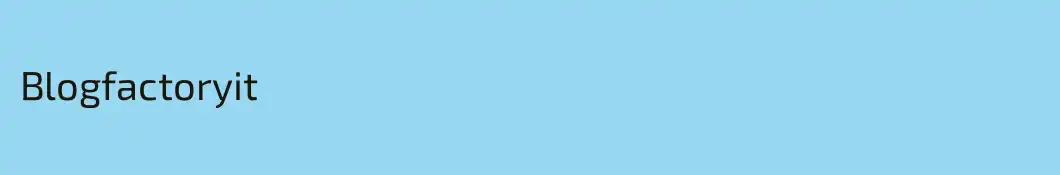 Blogfactoryit