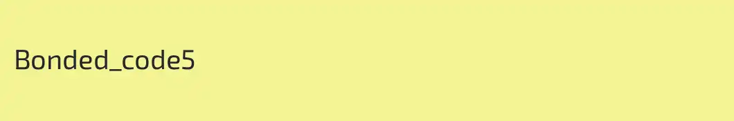Bonded_code5