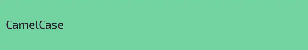 CamelCase