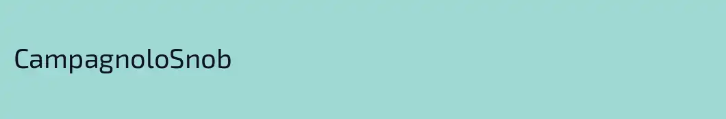 CampagnoloSnob