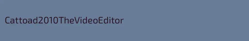 Cattoad2010TheVideoEditor