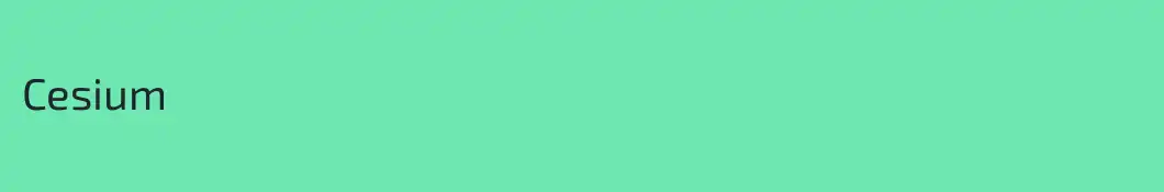 Cesium