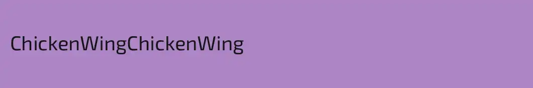 ChickenWingChickenWing