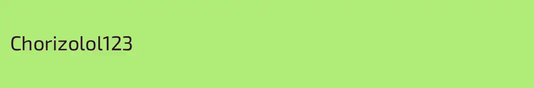 Chorizolol123