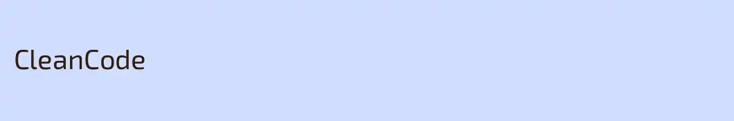 CleanCode