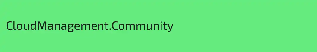 CloudManagement.Community