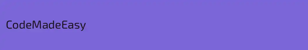 CodeMadeEasy