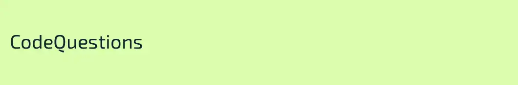 CodeQuestions