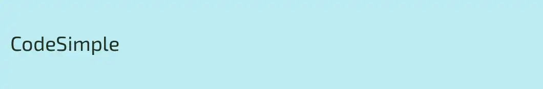CodeSimple