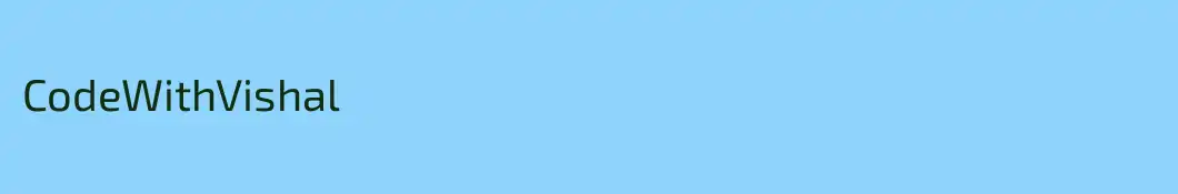CodeWithVishal