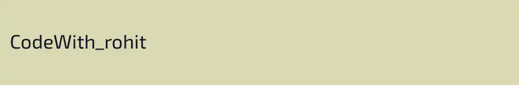 CodeWith_rohit