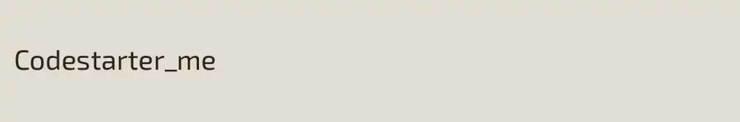 Codestarter_me