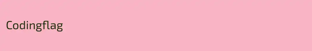 Codingflag