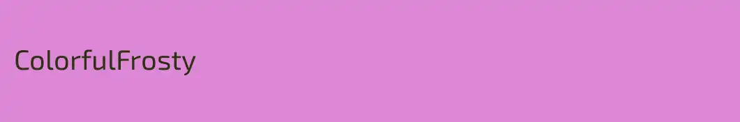 ColorfulFrosty