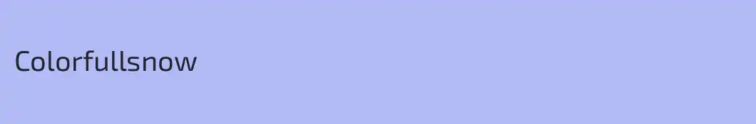 Colorfullsnow