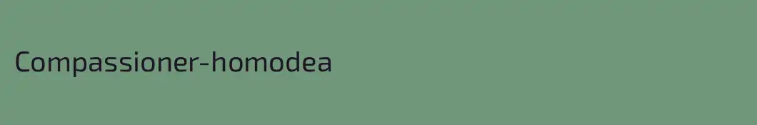 Compassioner-homodea