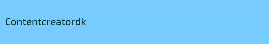 Contentcreatordk