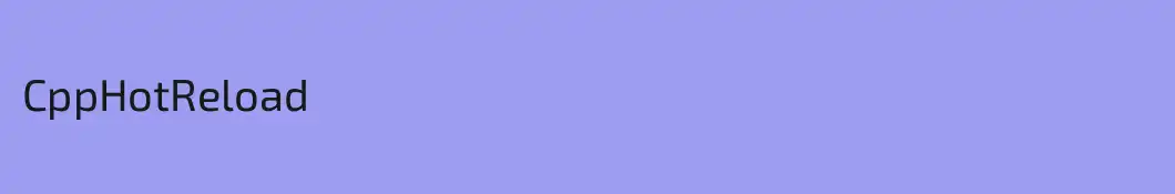 CppHotReload