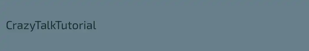 CrazyTalkTutorial
