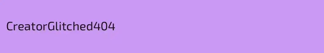 CreatorGlitched404