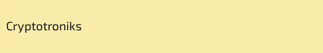 Cryptotroniks